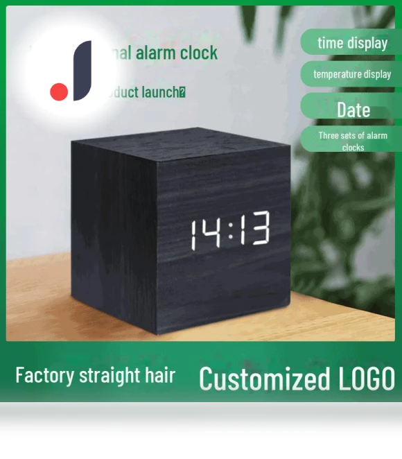 Digital LED Alarm Clock with Voice Control — Clocks, WoW Home