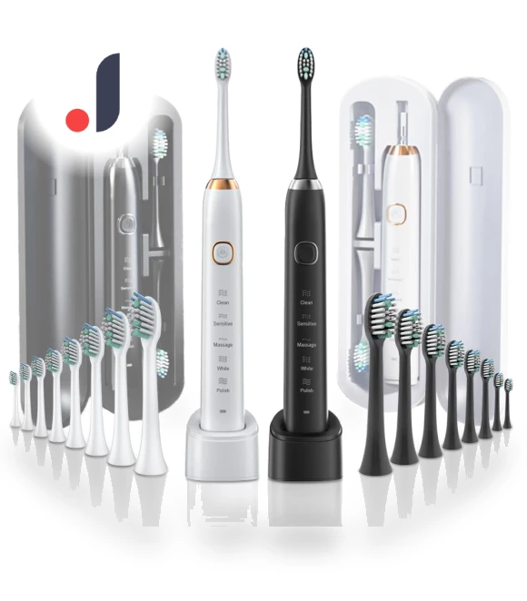 Electric Sonic Toothbrush — Electric Toothbrush Heads, Light makeup