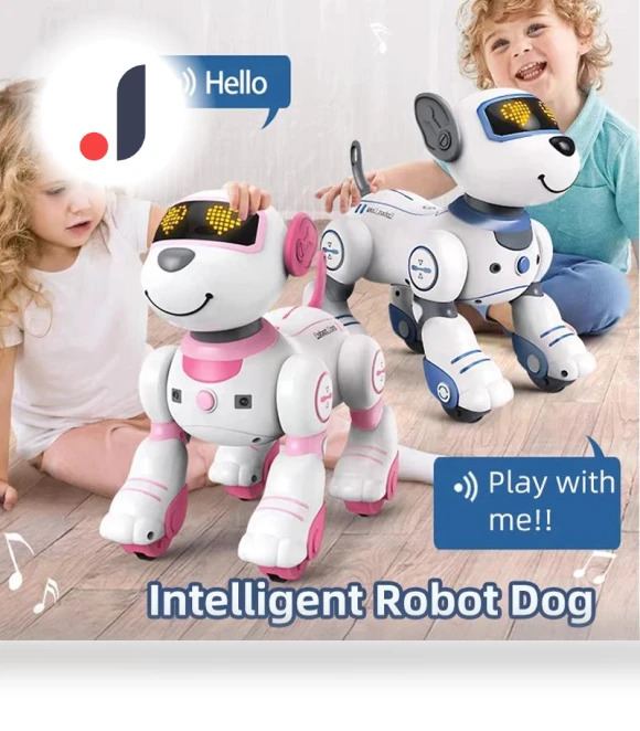 Electronic Robot Dog — Interactive Animal Companions, 3cee