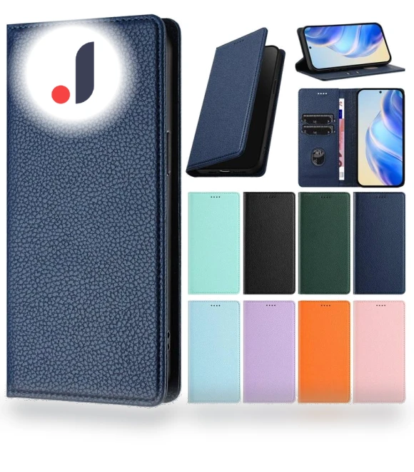 Leather Case with Auto-Closing Card Slot — Flip Cases, huhong718