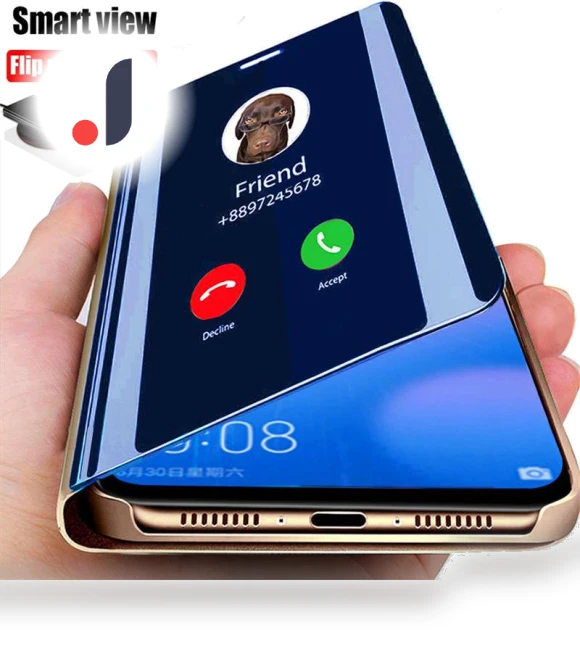 Luxury Smart Mirror Flip Cover — Flip Cases, WHOP-A1