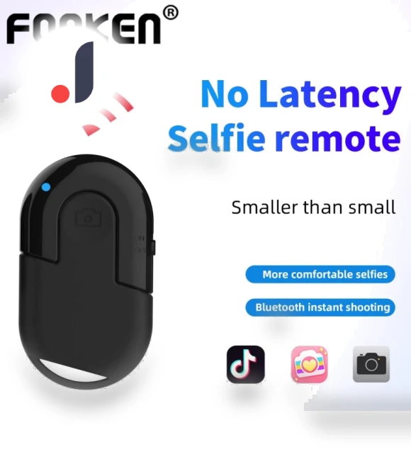 Mini Bluetooth Selfie Shutter Camera — Remote Controls, FONKEN