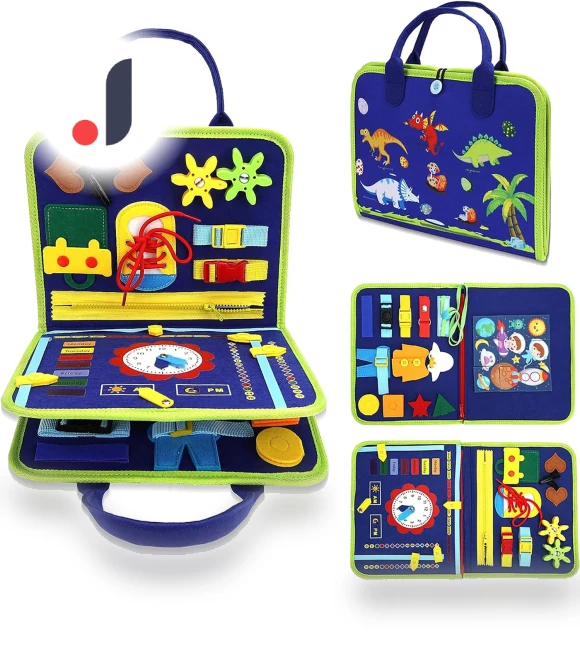 Montessori Busy Board — Infant & Early Childhood Playthings, Bai Fen Bai Toys