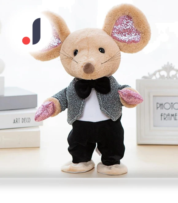 Musical Dancing Talking Electronic Plush Mouse Robot — Interactive, Bai Fen Bai Toys