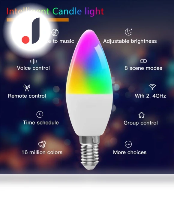 Smart Candle Lamp — LED, Your Warm Home