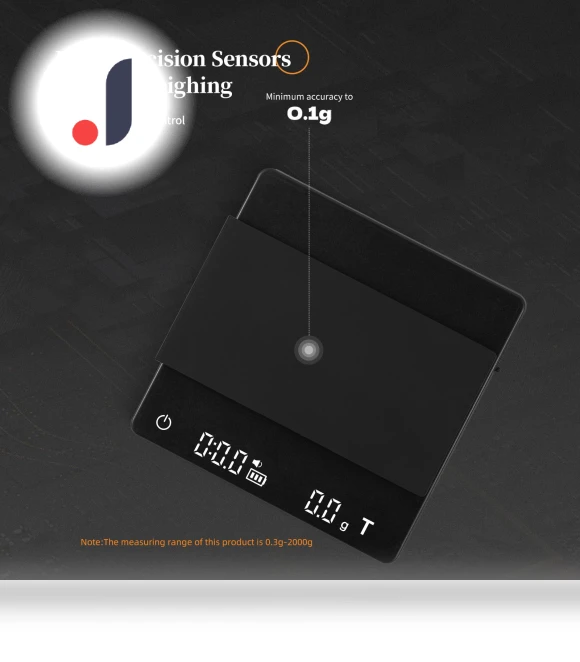 Smart Coffee Scale with Timer — Precision Weighing Solutions, HOME-Auto-001