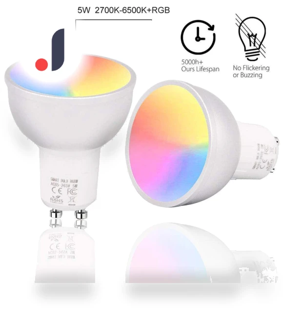 Smart LED Bulbs GU10 WiFi RGBW — LED, Refreshing Home
