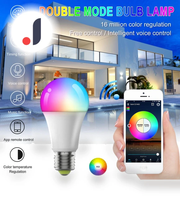 Smart LED Wi-Fi Bulb — LED, Refreshing Home