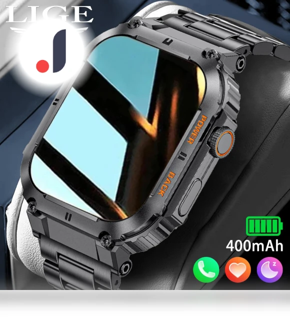 Smart Watch with Large Square Screen — Smartwatches, LIGE