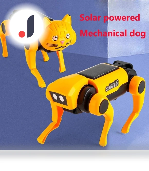 Solar-Powered Interactive Robot Dog — Solar Power, Bai Fen Bai Toys