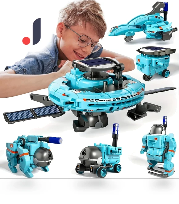 STEM Solar Robot Kit — Solar Power, Power gears