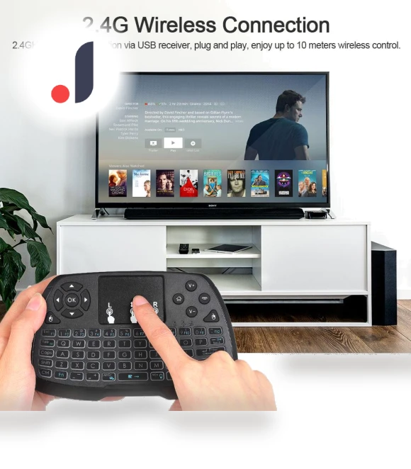 Wireless Keyboard with Touchpad and Mouse — Keyboards, Factory Discount Outlet