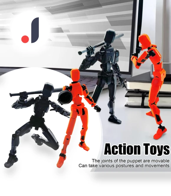 3D Printed Titan Robot Mobile Doll Set — Collectible Statues, Salted Chicken