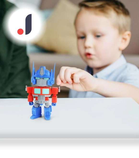 3D-printed toy robot model — Dolls & Figures, Excellent stuff