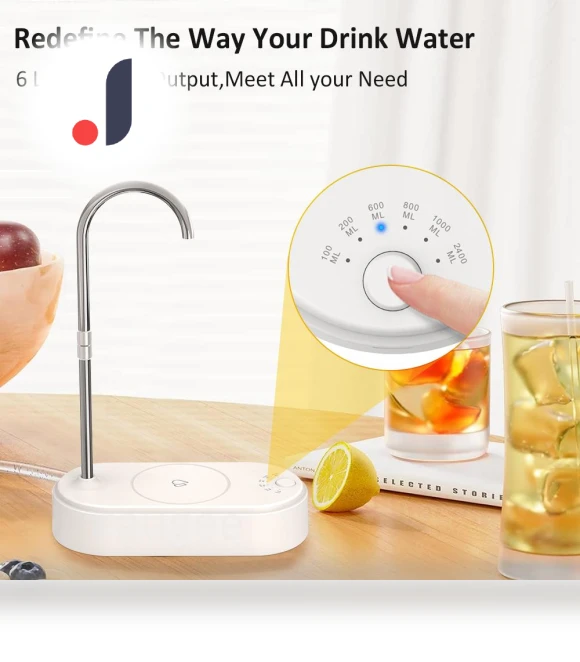 Electric Water Pump for Gallon Bottles — Hydration Solutions, Luminaire Lighting Mall