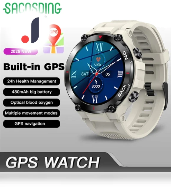 GPS Sports Smartwatch for Men — Smartwatches, SACOSDING