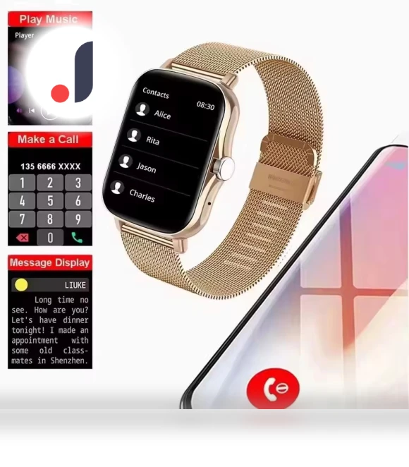 HD Full Touch Bluetooth SmartWatch — Smartwatches, 3CC Smart Watch