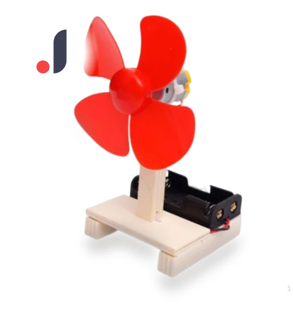 Kids Wind Turbine DC Motor Physics Smart Toy Kit — Solar Power, ludatrade