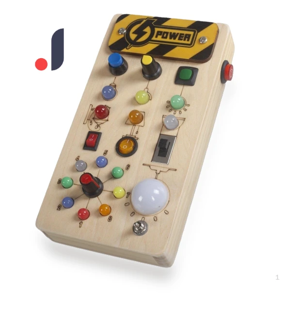 Light up Busy Board Sensory Travel Toy — Infant & Early Childhood Playthings, ludatrade