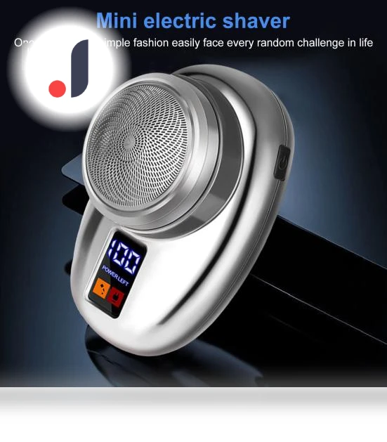 Mini Electric Shaver with Digital Display — Nose & Ear Trimmers, Enjoy Smart Home