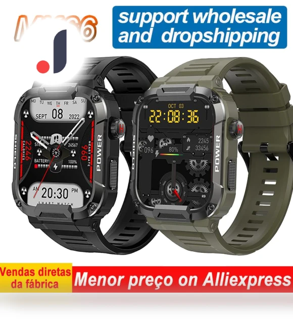 Outdoor Smart Watch with Heart Rate Monitor — Smartwatches, Tiktop2