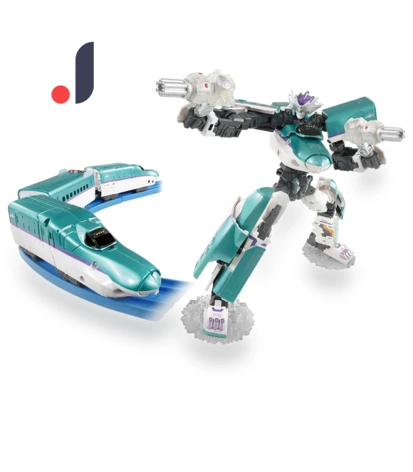 Plarail Shinkansen Transforming Robot Shinkalion Z Shinkalion ZH5 Hayabusa — Playsets, TAKARA TOMY