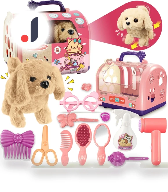 Plush Robot Dog Electronic Toy — Interactive Learning Devices, Zen Picks - Japan Product select -