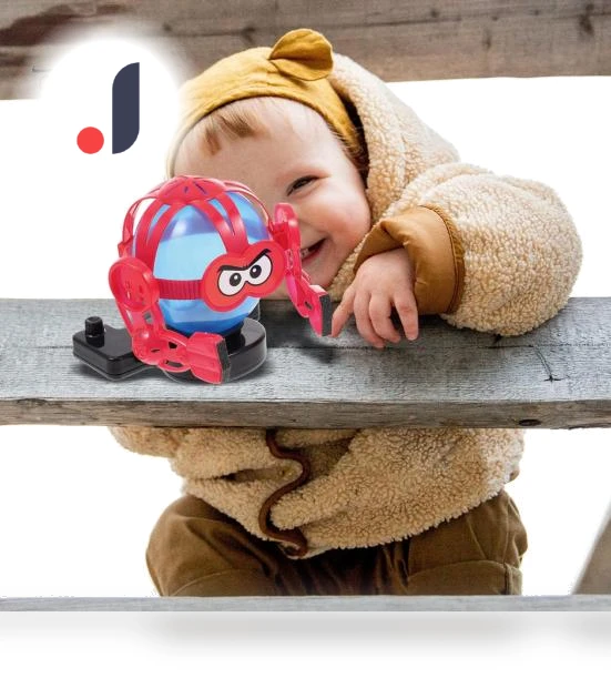 Remote-controlled battle robot with balloons — Interactive Learning Devices, Safety toy