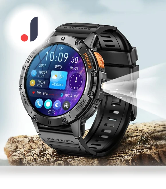 Smart Fitness Tracker Watch — Smartwatches, Technology Convenience