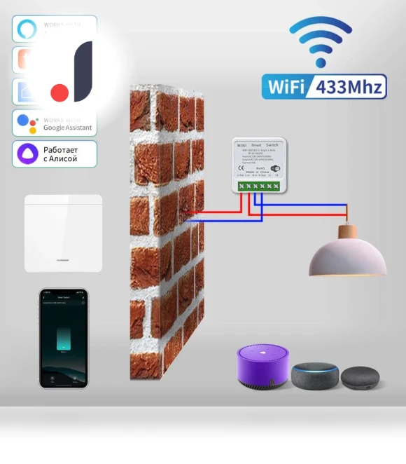 Smart Light Switch — Dimmer Switches, Tuya