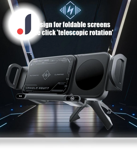 Smart Rotary Wireless Charger Center Console — Car Essentials, World Auto Parts