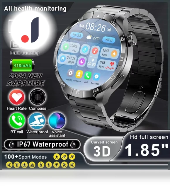Smart Watch with AMOLED Display — Smartwatches, Zodvboz