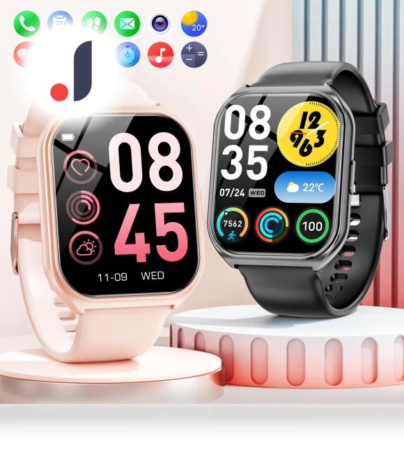Smart Watch with Answer/Call, 100 Sports Modes, Message Reminder — Wearable Accessories, JS future