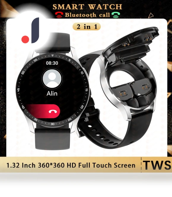 Smart Watch with Bluetooth Headset — Wearable Accessories, Tiktop2