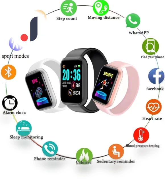 Smart Watch with Heart Rate Monitor — Smartwatches, guangchang01