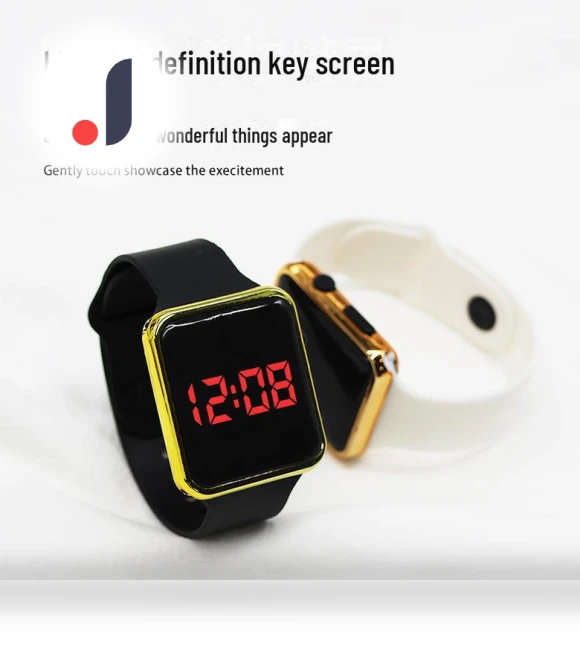 Sports LED Square Watch — Timing Tools, AI Supermarket