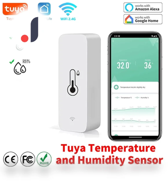 Temperature and Humidity Sensor — Home Climate Control, Good Household Items
