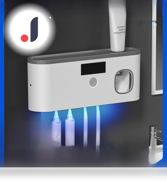 Wireless UV Toothbrush Sterilizer and Holder — Toothbrush Holders, AI Supermarket
