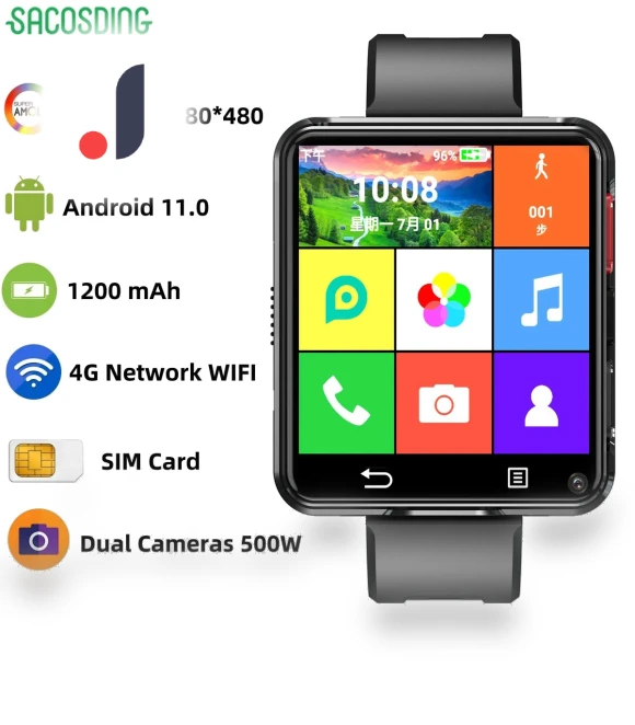 4G Speed Smart Watch — Wearable Accessories, SACOSDING