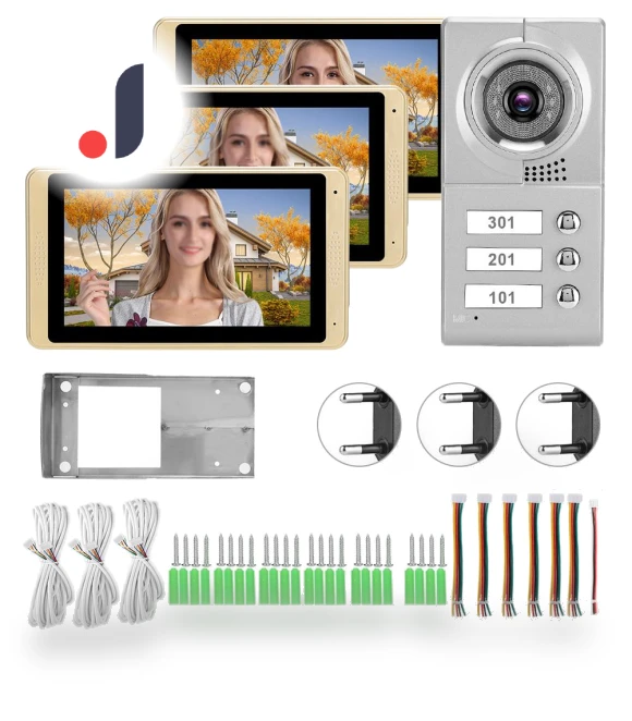 7-inch 720P WIFI Touchscreen Intercom Doorbell — Smart Home Security, GoolRC