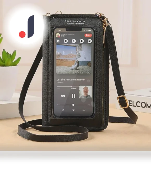 Anti-theft shoulder bag with touch screen — , Got Now
