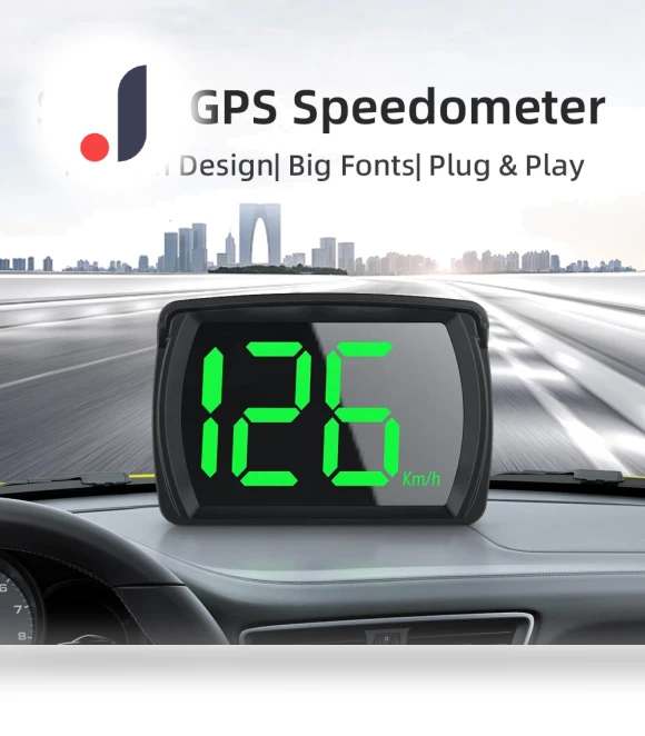 Automobile HUD Smart Digital GPS Speedometer — Navigation & GPS Accessories, YJMP Auto Parts
