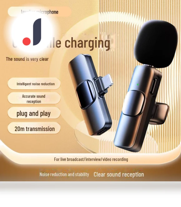 Bluetooth Mini Lapel Microphone — Microphones, AI Supermarket