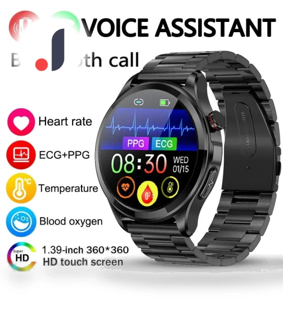 Bluetooth Smart Watch with Health Monitoring — Smartwatches, Lucky Start