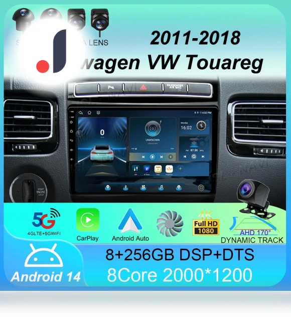 Car Touchscreen Radio with Wireless Carplay Android Auto — Stereo Receivers, AutoSphere
