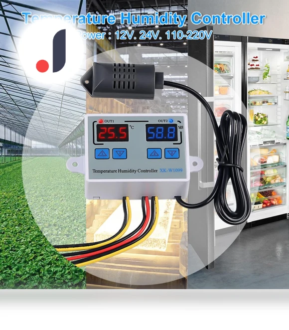 Dual Digital Temperature and Humidity Controller — Home Climate Control, TOMTOP JMS