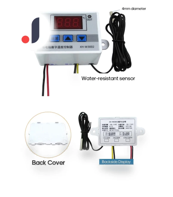 Intelligent LED Digital Temperature Controller — Home Climate Control, TOMTOP JMS