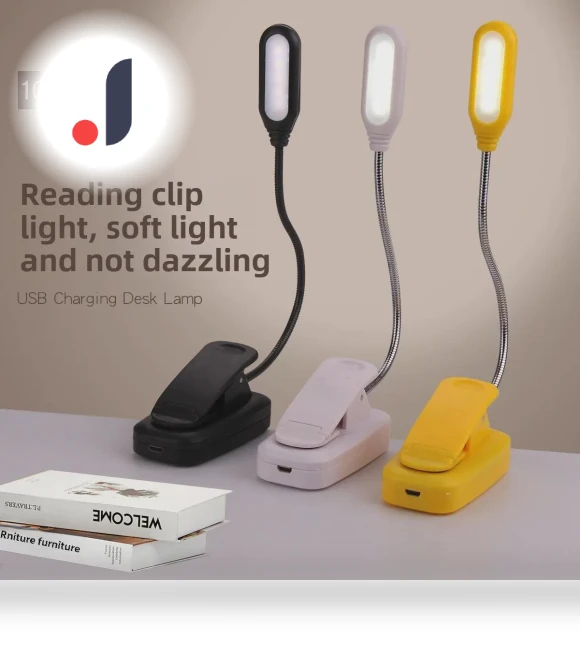 LED Desk Lamp with USB Charging — Reading Lights, AI Supermarket