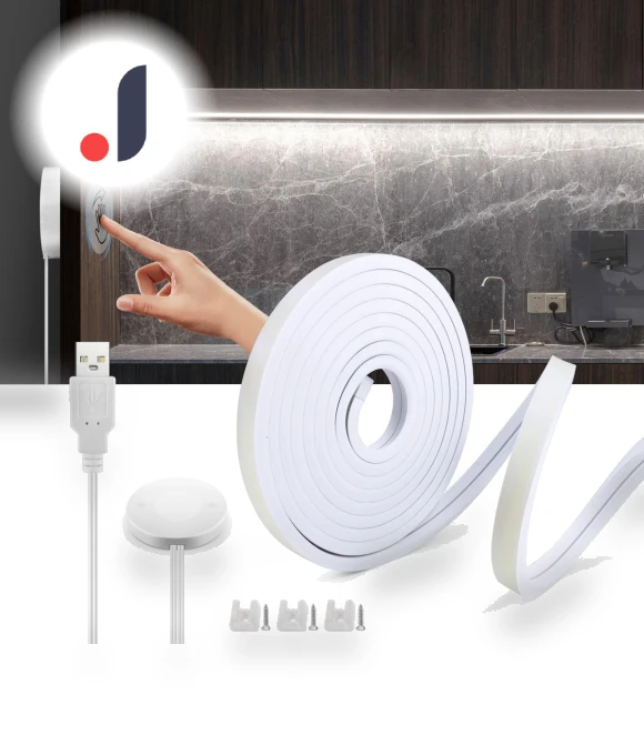 LED Under Cabinet Light Strip — Under-Cabinet Mounts, HOME-Auto-001