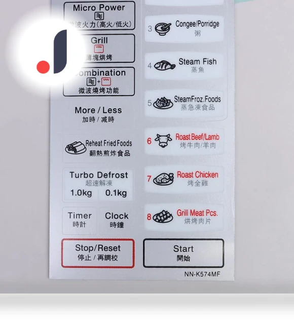 Microwave Accessory Panel — Replacement Parts, ET-CITY